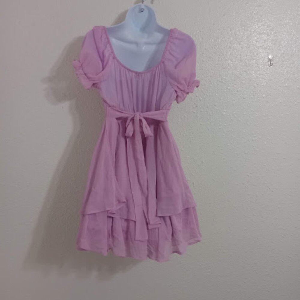 Love Tree - 2 Tier Rufful Mini Dress - Picture 15 of 15